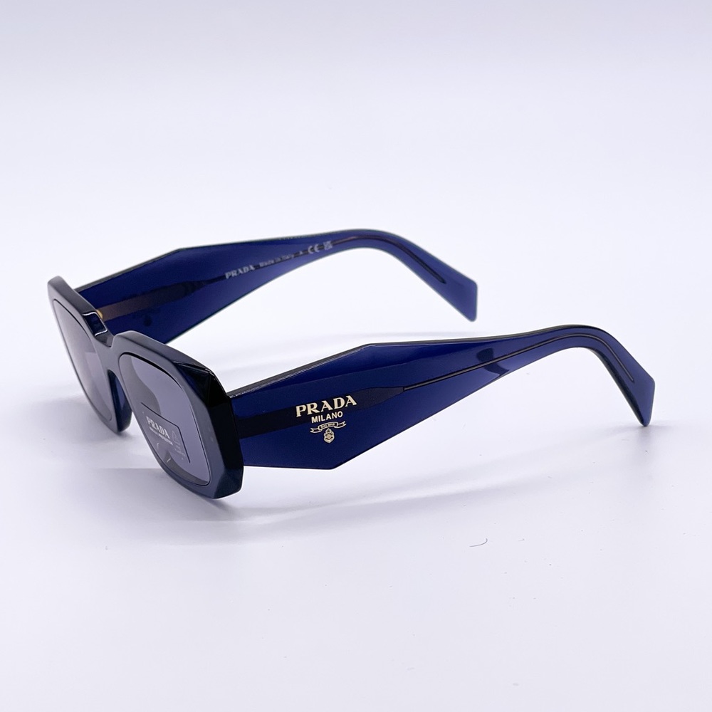NEW PRADA UNISEX SUNGLASSES PR17WS BLUE EYEWEAR PRADA SPR 17W 08Q420 - Picture 7 of 10